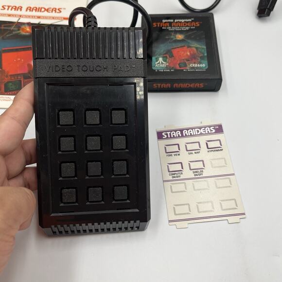 Star Raiders (Atari 2600) w/Video Touchpad, Complete in Box CIB NTSC - Picture 13 of 16